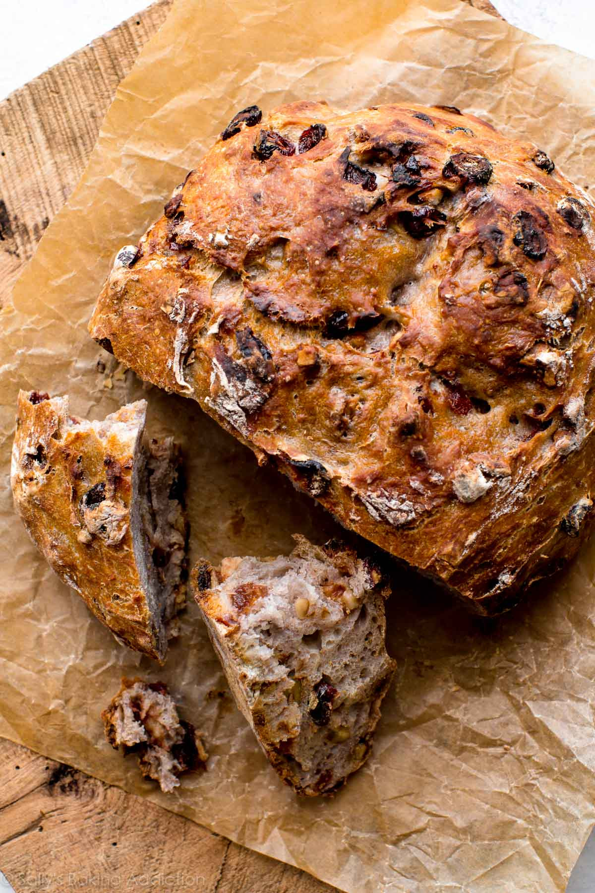 Cranberry Walnut Bread
 No Knead Crusty Cranberry Nut Bread Sallys Baking Addiction