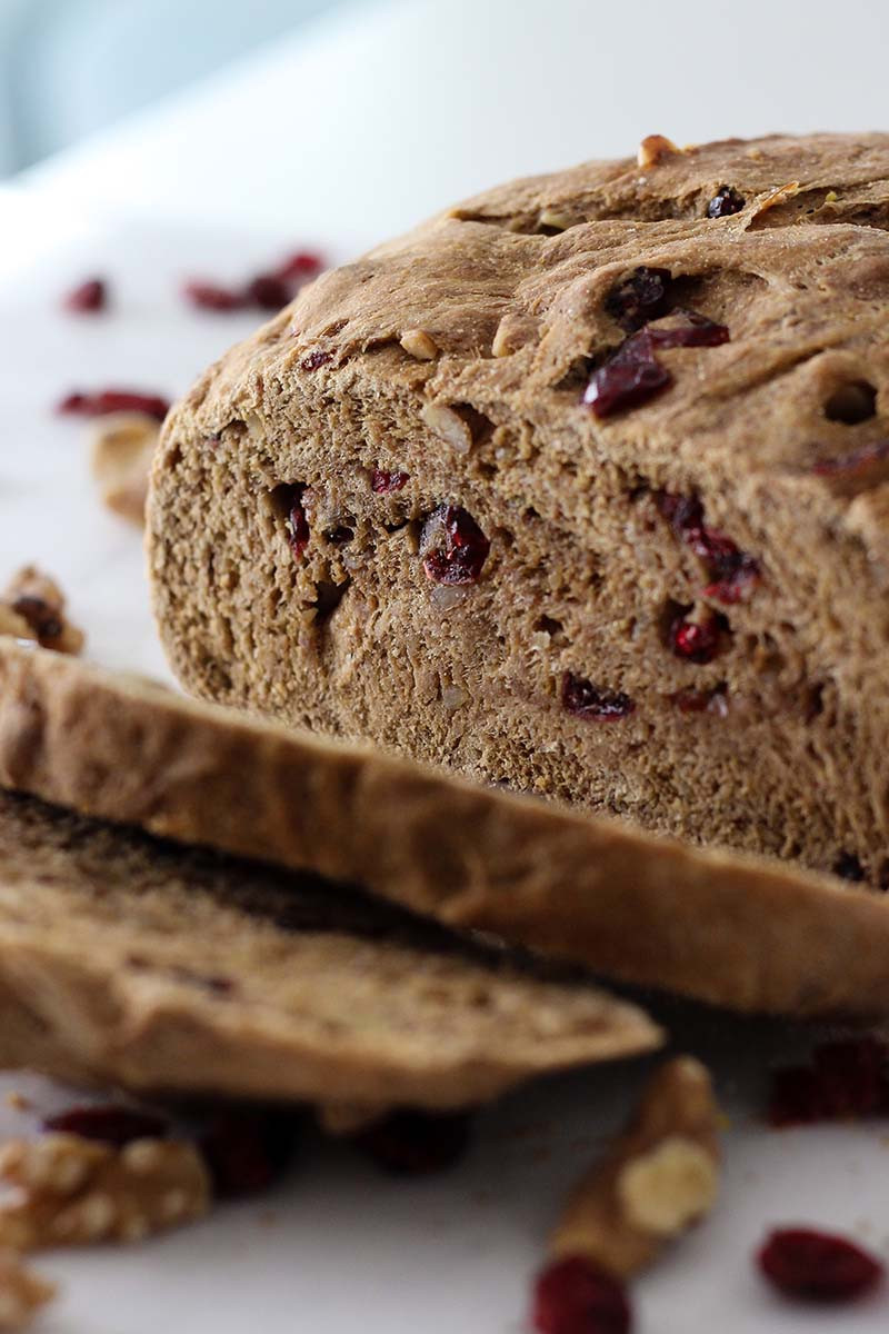 Cranberry Walnut Bread
 Whole Wheat Cranberry Walnut Bread recipe