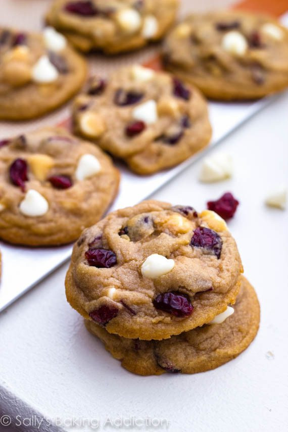 Cranberry White Chocolate Chip Cookies
 Pumpkin Chocolate Chip Cookies Sallys Baking Addiction