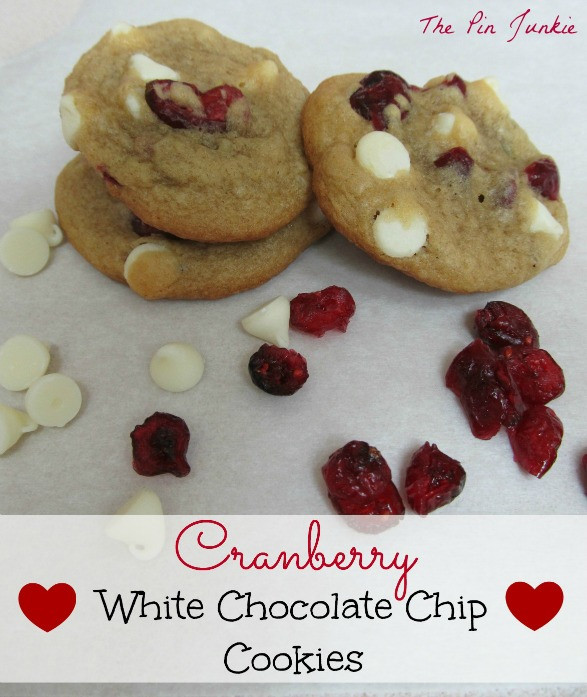 Cranberry White Chocolate Chip Cookies
 Cranberry White Chocolate Chip Cookies