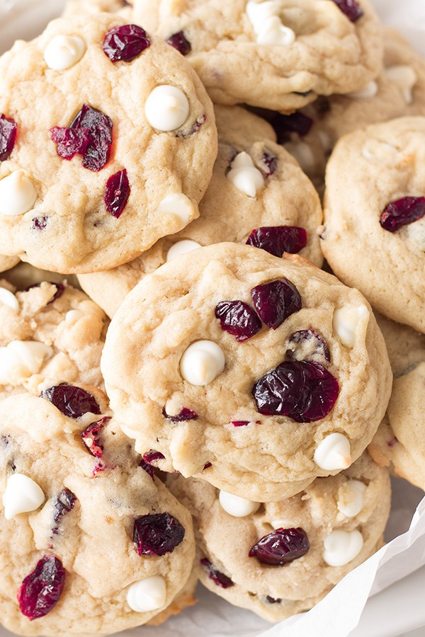 Cranberry White Chocolate Chip Cookies
 white chocolate chip cranberry cookies