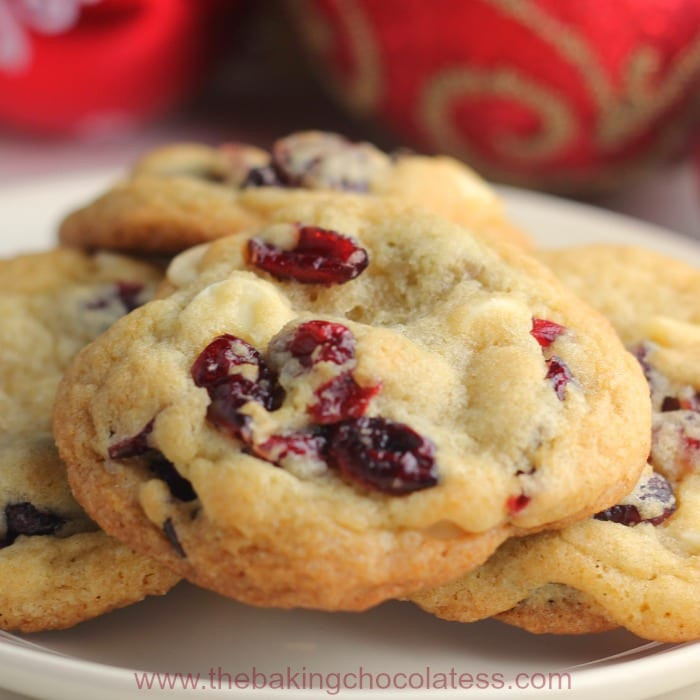 Cranberry White Chocolate Cookies
 Best Ever White Chocolate & Cranberry Cookies