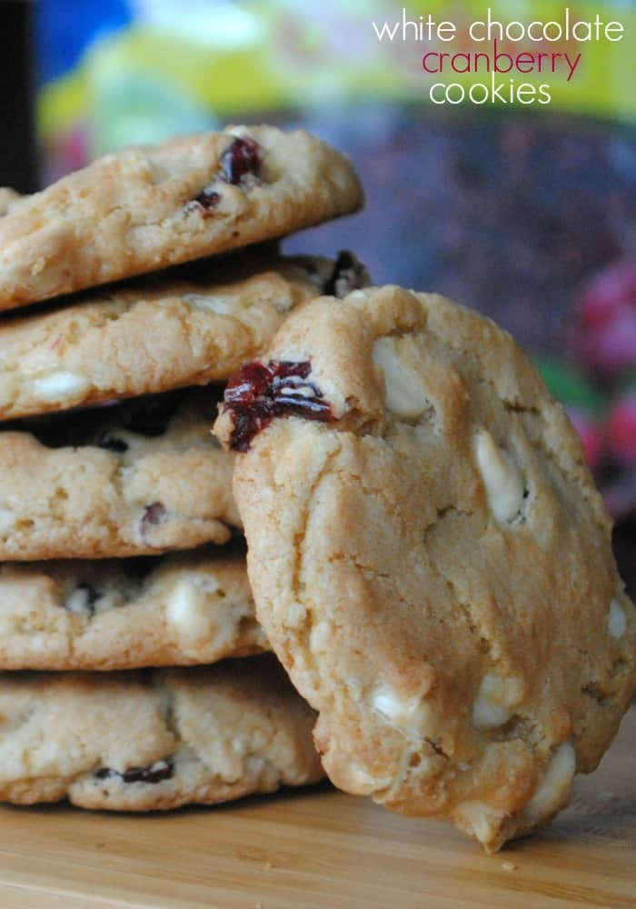 Cranberry White Chocolate Cookies
 White Chocolate and Cranberry Cookies Shugary Sweets