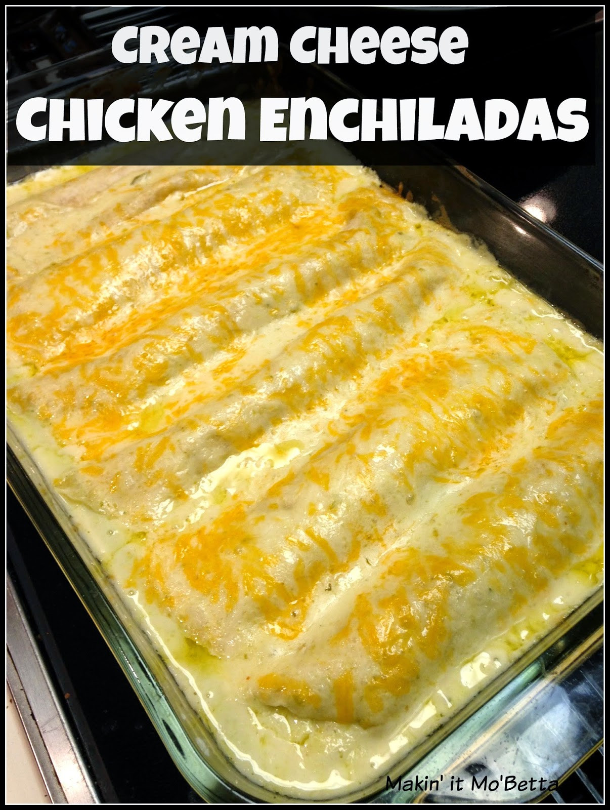 Cream Cheese Chicken Enchiladas
 Cream Cheese Chicken Enchiladas