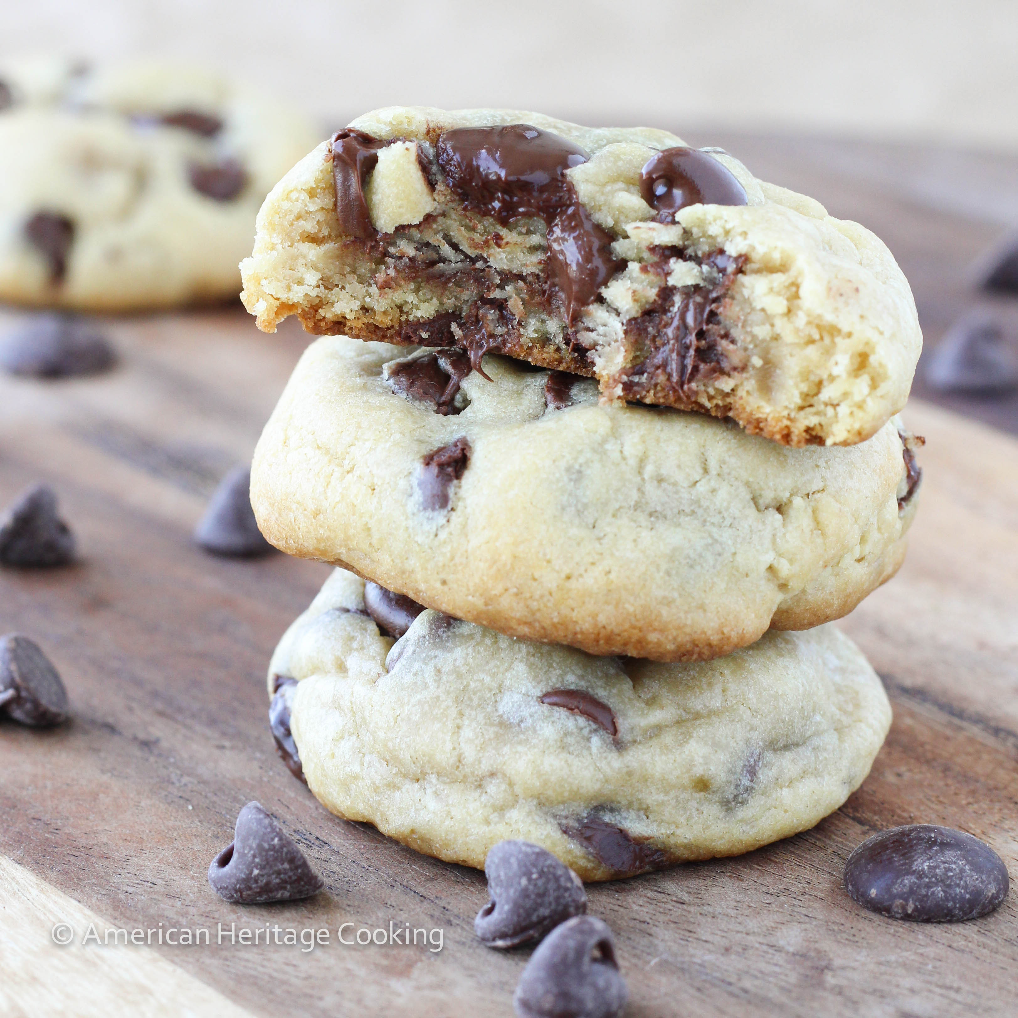 Cream Cheese Chocolate Chip Cookies
 Cream Cheese Chocolate Chip Cookies American Heritage