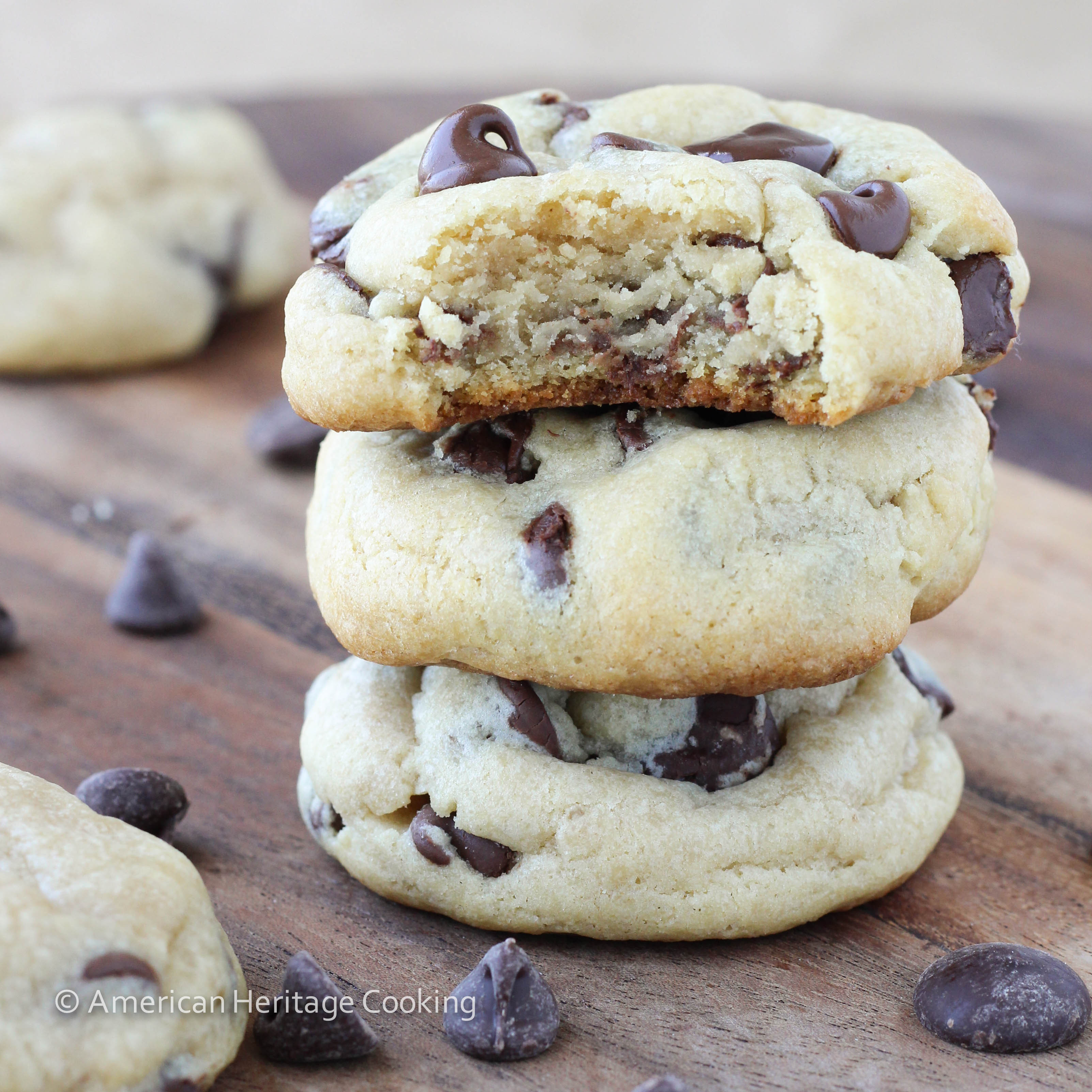 Cream Cheese Chocolate Chip Cookies
 Cream Cheese Chocolate Chip Cookies American Heritage