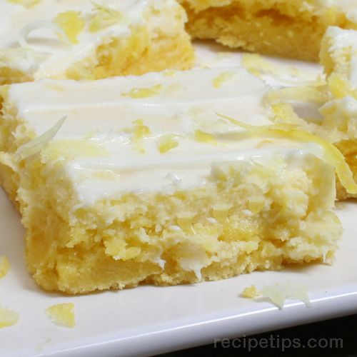 Cream Cheese Dessert Bars
 A Penny for My Thoughts Cream Cheese Lemon Bars