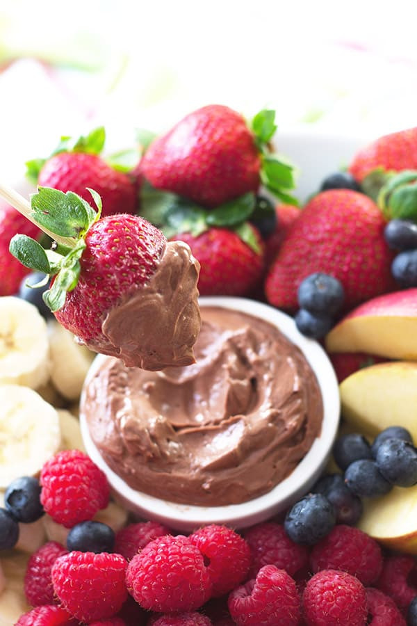 Cream Cheese Dessert Dip
 Chocolate Cream Cheese Fruit Dip