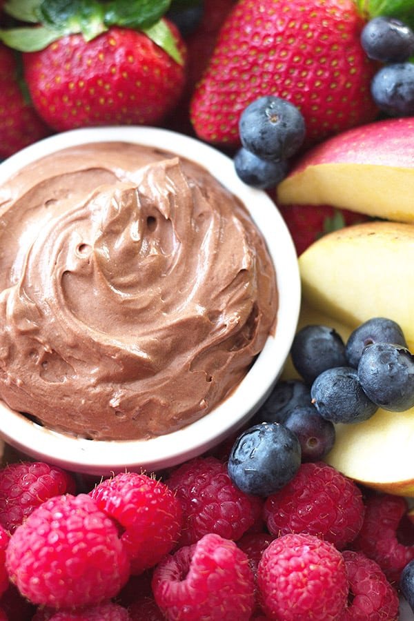 Cream Cheese Dessert Dip
 Chocolate Cream Cheese Fruit Dip