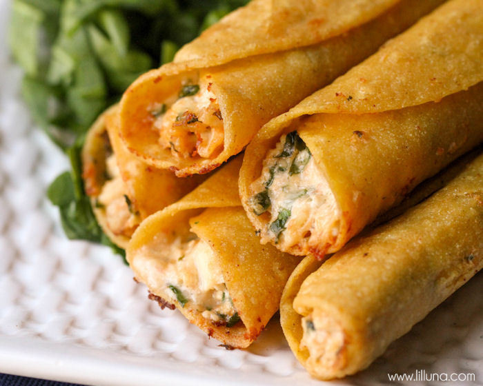 Cream Cheese Dinner Recipes
 Cream Cheese and Chicken Taquitos