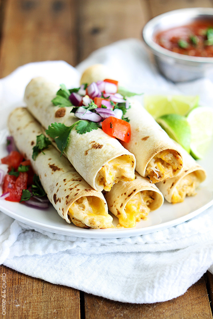 Cream Cheese Dinner Recipes
 Slow Cooker Cream Cheese Chicken Taquitos