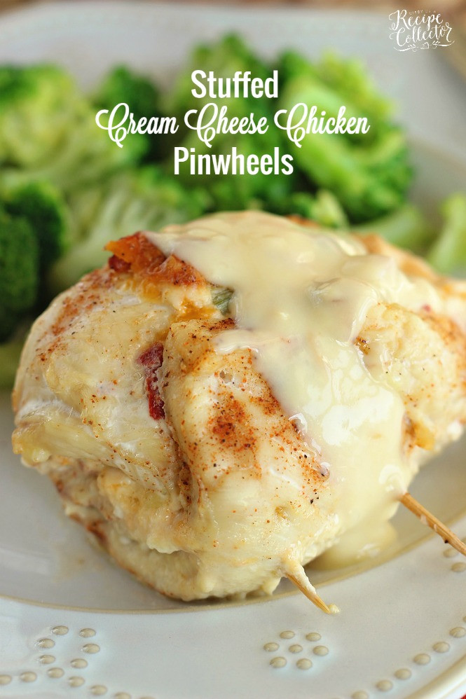 Cream Cheese Dinner Recipes
 Stuffed Cream Cheese Chicken Pinwheels Diary of A Recipe