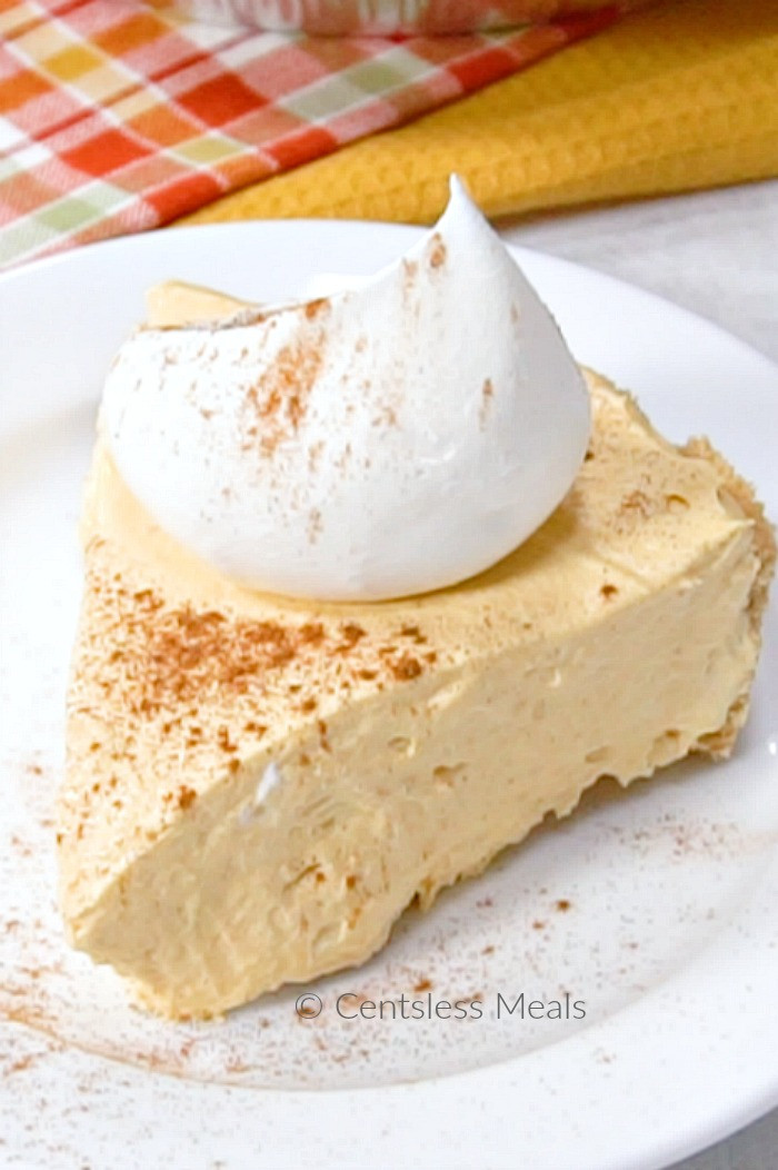 Cream Cheese Pumpkin Pie
 No Bake Pumpkin Pie recipe