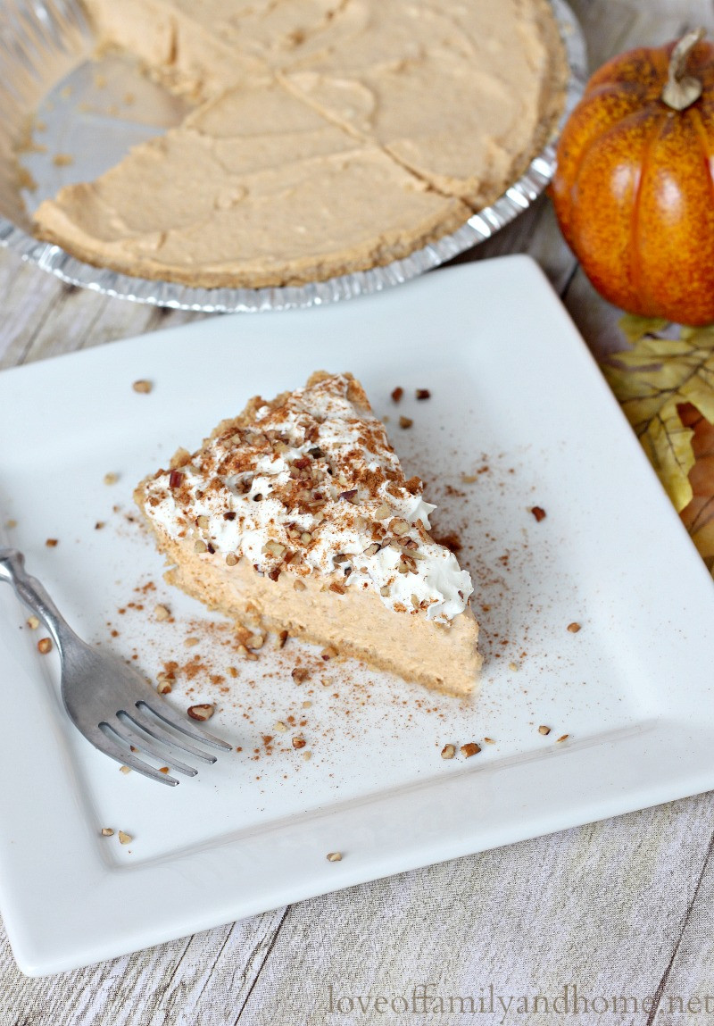 Cream Cheese Pumpkin Pie
 Cream Cheese Pumpkin Pie Love of Family & Home