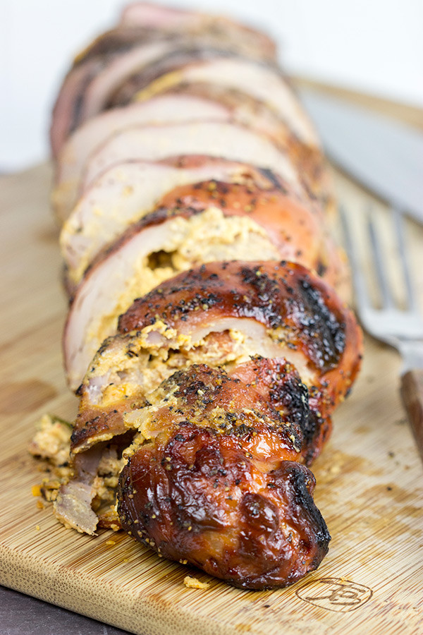 Cream Cheese Stuffed Pork Tenderloin
 Bacon & Jalapeno Stuffed Grilled Pork Tenderloin