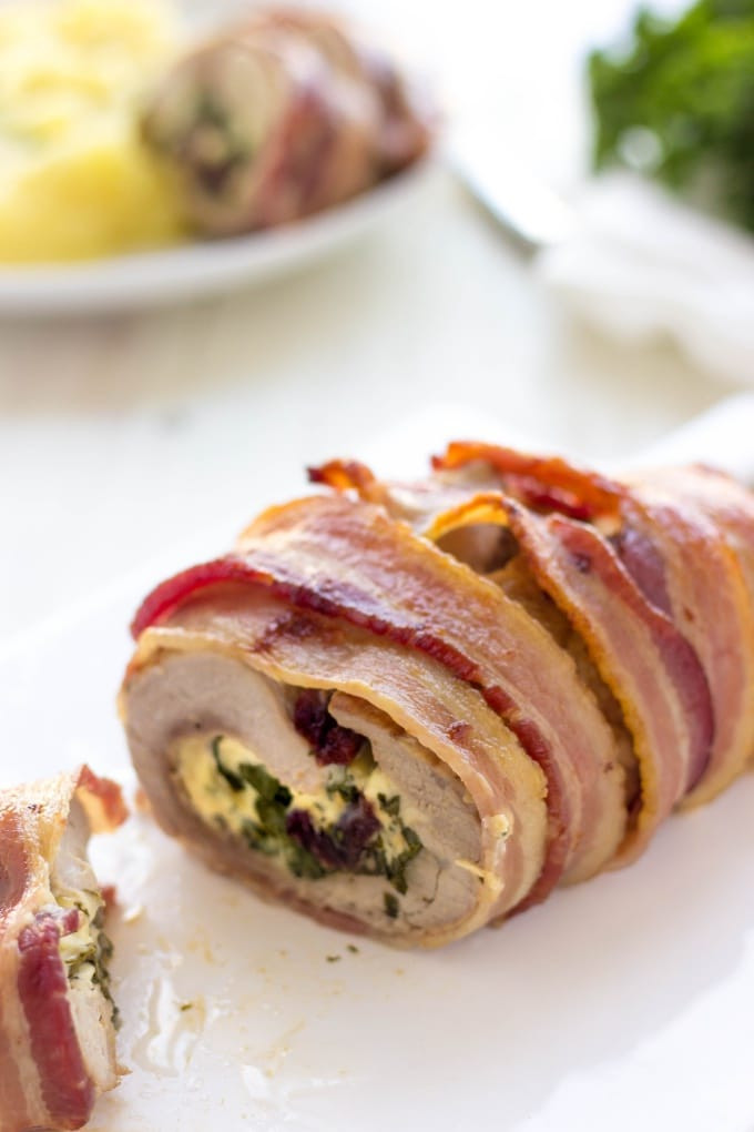 Cream Cheese Stuffed Pork Tenderloin
 Cream Cheese And Kale Stuffed Baked Pork Tenderloin