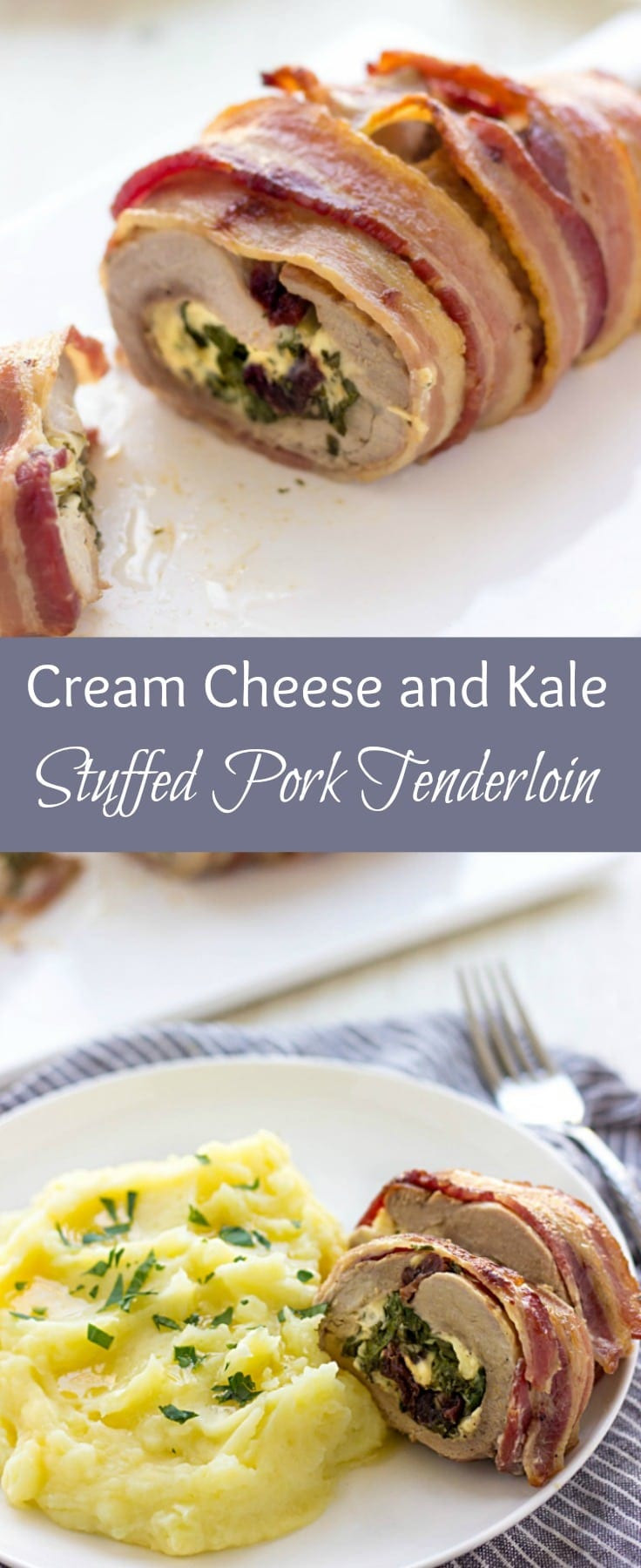 Cream Cheese Stuffed Pork Tenderloin
 Cream Cheese And Kale Stuffed Baked Pork Tenderloin