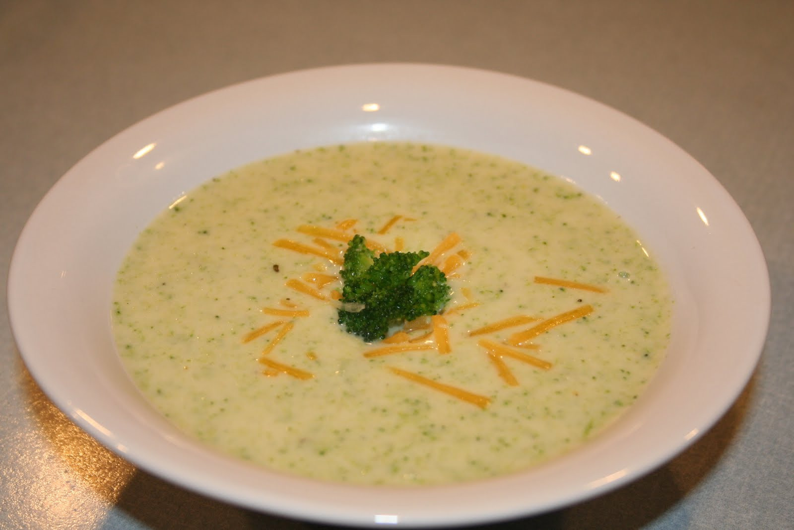 Cream Of Broccoli Cheese Soup
 COOK WITH SUSAN Broccoli Cheese Soup