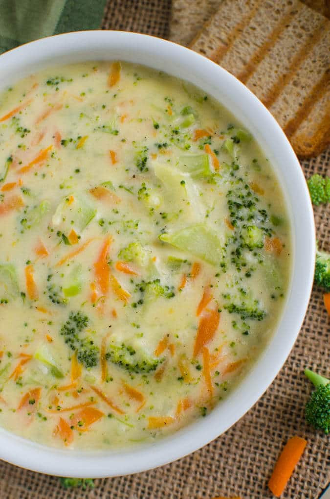 Cream Of Broccoli Cheese Soup
 A Must Try Creamy Dreamy & Healthy Broccoli Soup