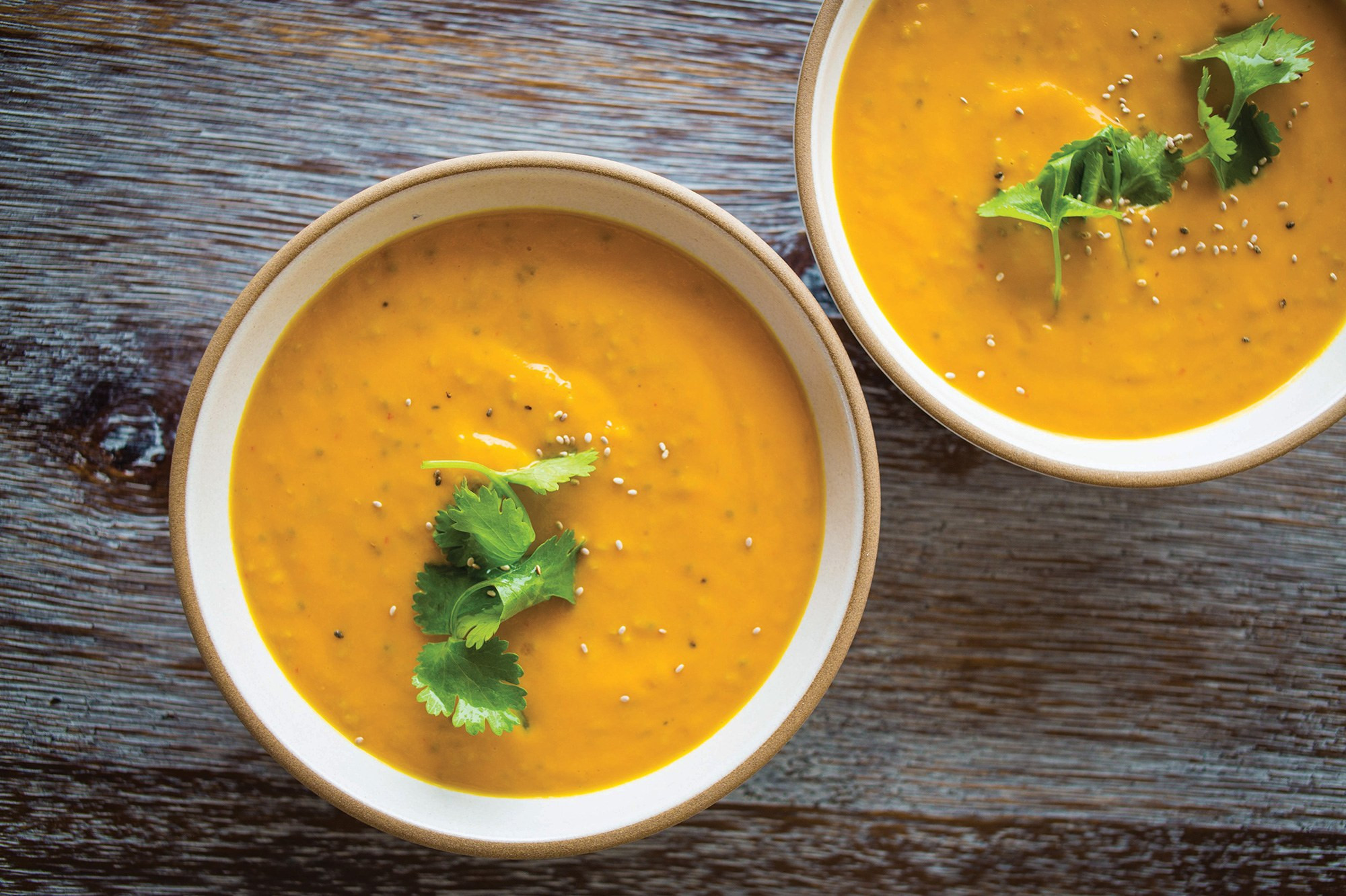 Cream Of Carrot Soup
 Creamy Chia Coconut Ginger Carrot Soup recipe