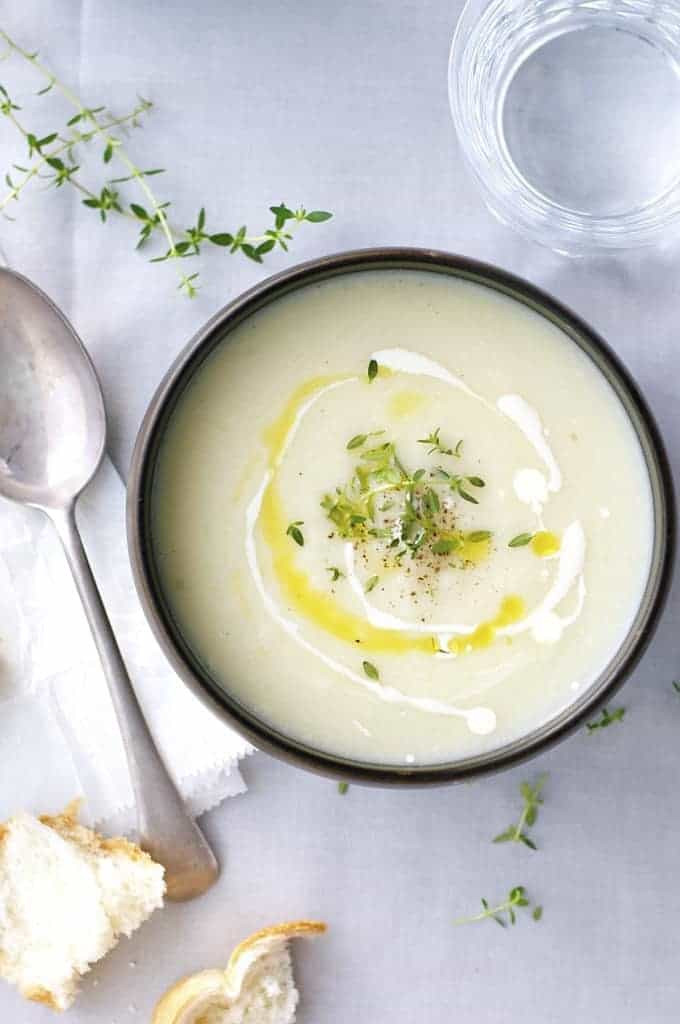 Cream Of Cauliflower Soup
 Creamy Dreamy Cauliflower Soup