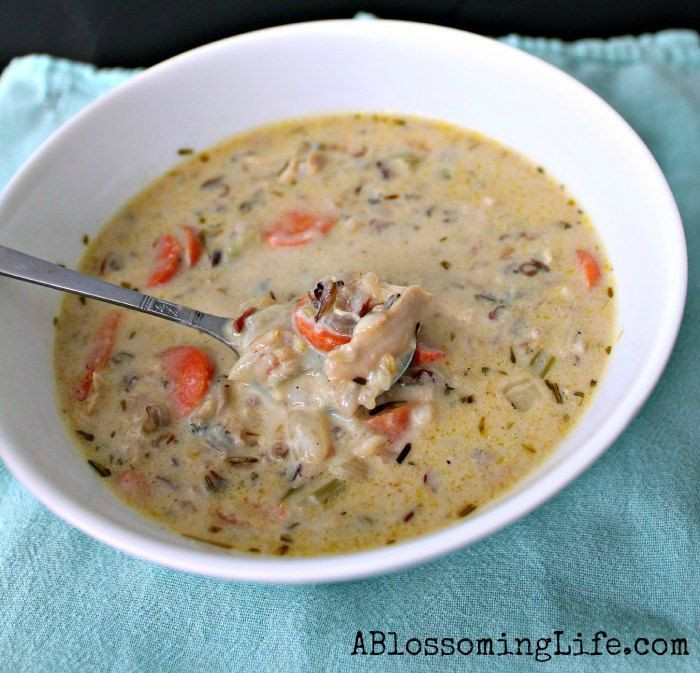 Cream Of Chicken And Wild Rice Soup
 Creamy Chicken and Wild Rice Soup