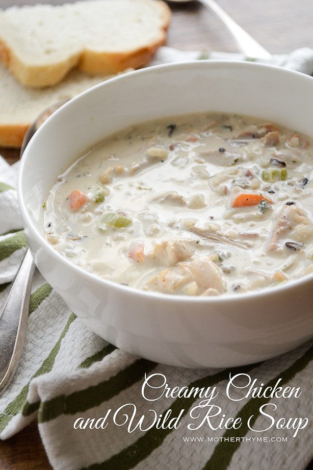 Cream Of Chicken And Wild Rice Soup
 Creamy Chicken and Wild Rice Soup