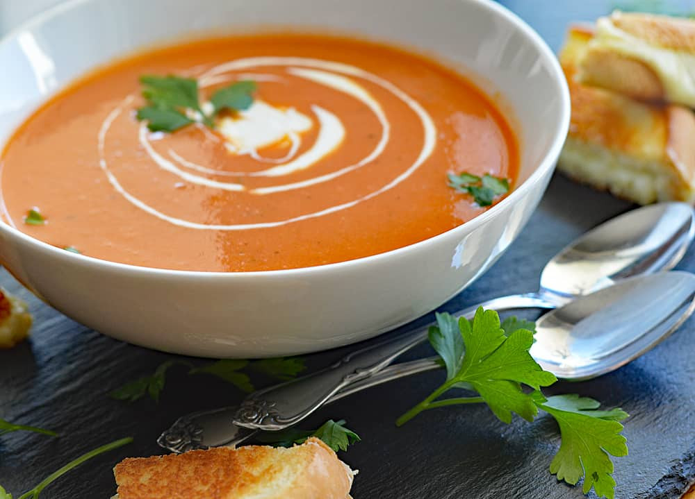 Cream Of Tomato Soup
 Homemade Vegan Cream of Tomato Soup TheVegLife