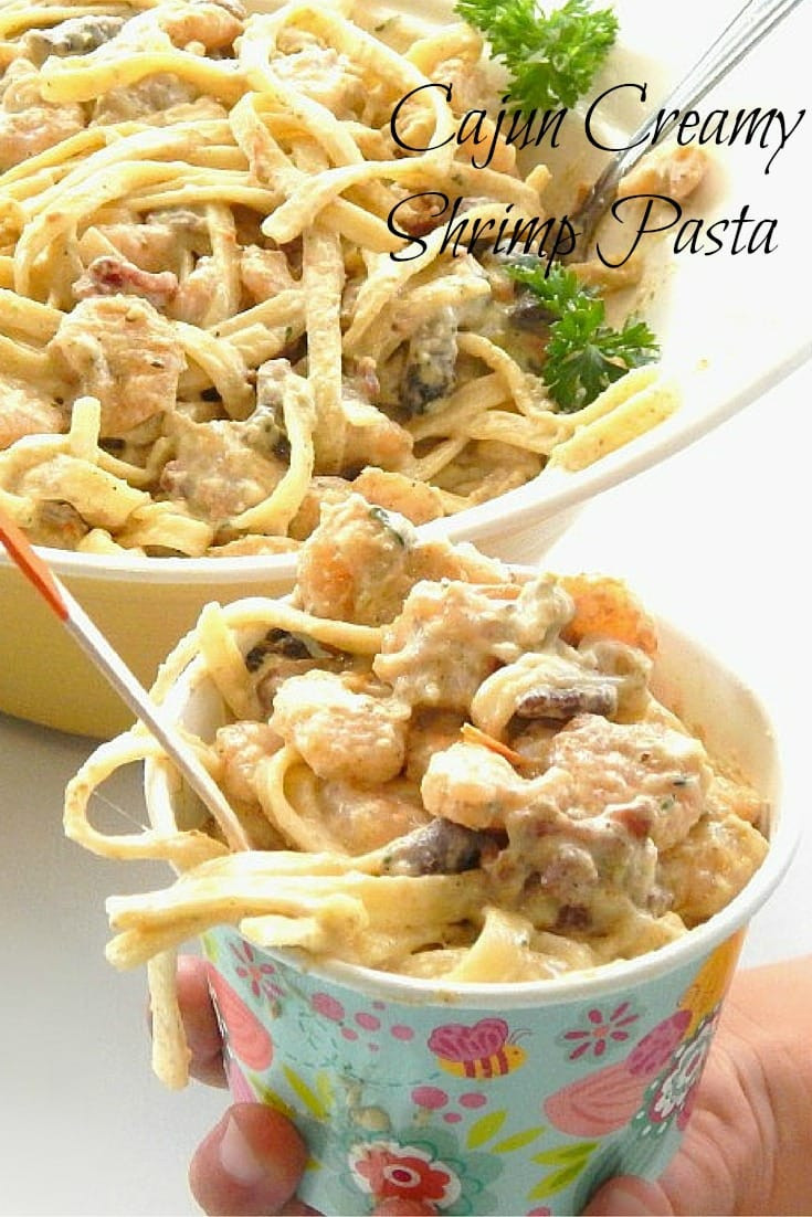 Creamy Cajun Shrimp Pasta
 Cajun Creamy Shrimp Pasta This Ole Mom