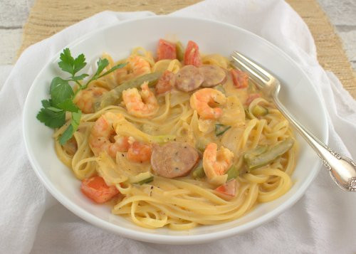 Creamy Cajun Shrimp Pasta
 Creamy Cajun Shrimp Pasta