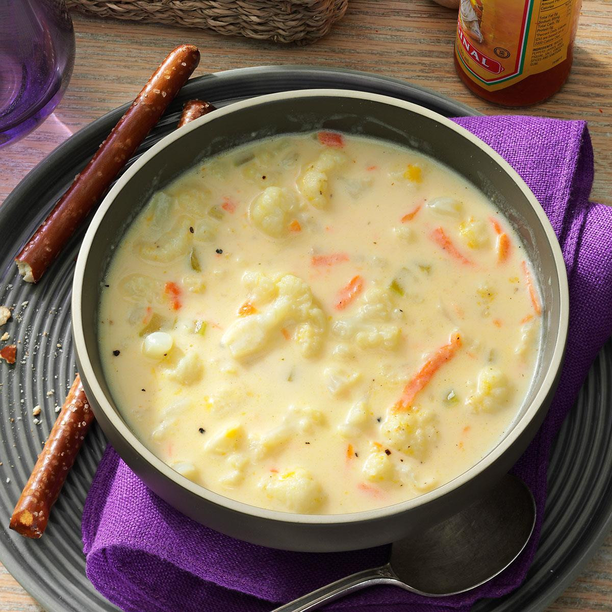 Creamy Cauliflower Soup
 Cauliflower Soup Recipe