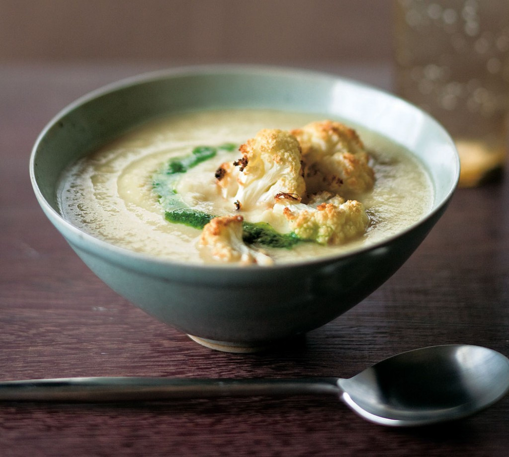 Creamy Cauliflower Soup
 Golden Door Recipe Creamy Cauliflower Soup with