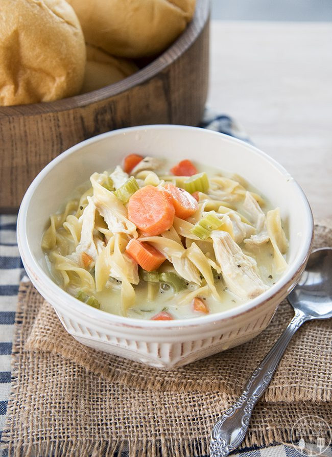 Creamy Chicken And Egg Noodles Recipe
 Creamy Chicken Noodle Soup Like Mother Like Daughter