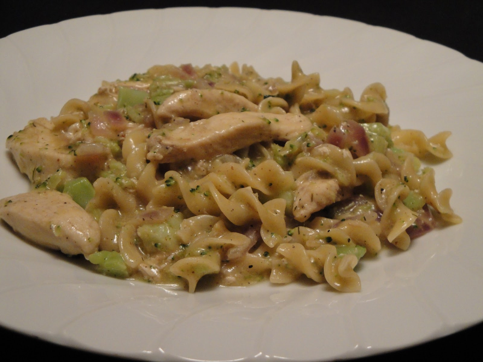 Creamy Chicken And Noodles
 Christine s Pantry March 2012