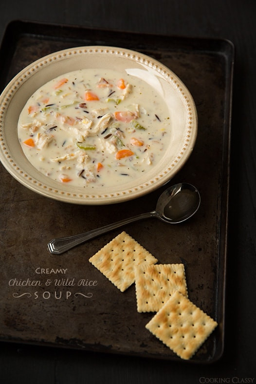 Creamy Chicken And Wild Rice Soup
 Creamy Wild Rice and Chicken Soup