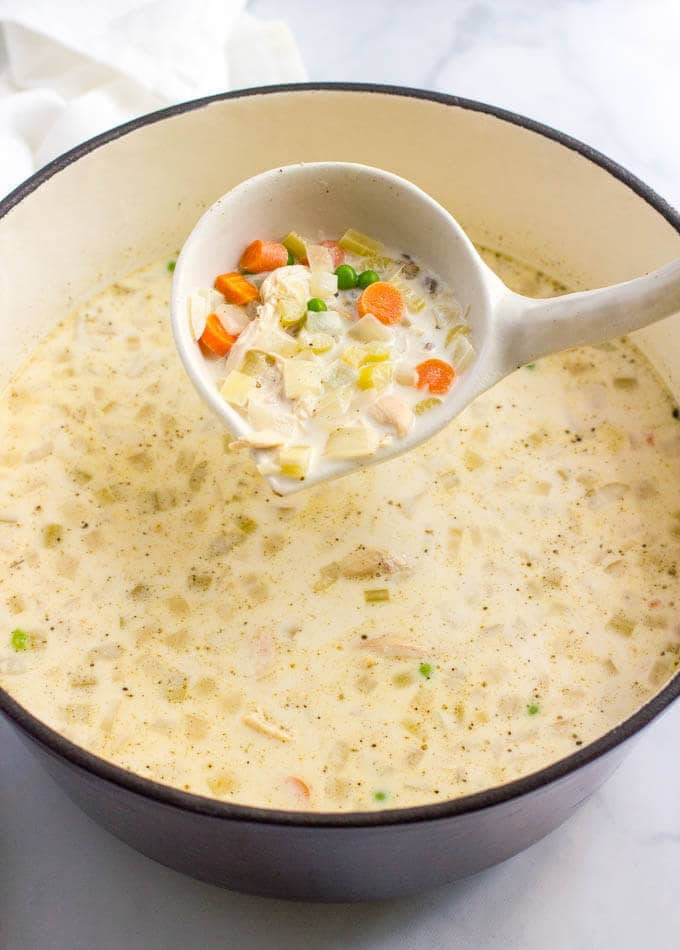Creamy Chicken And Wild Rice Soup
 Healthy creamy chicken and wild rice soup Family Food on