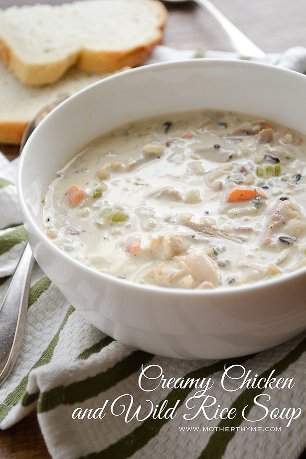 Creamy Chicken And Wild Rice Soup
 Creamy Chicken and Wild Rice Soup