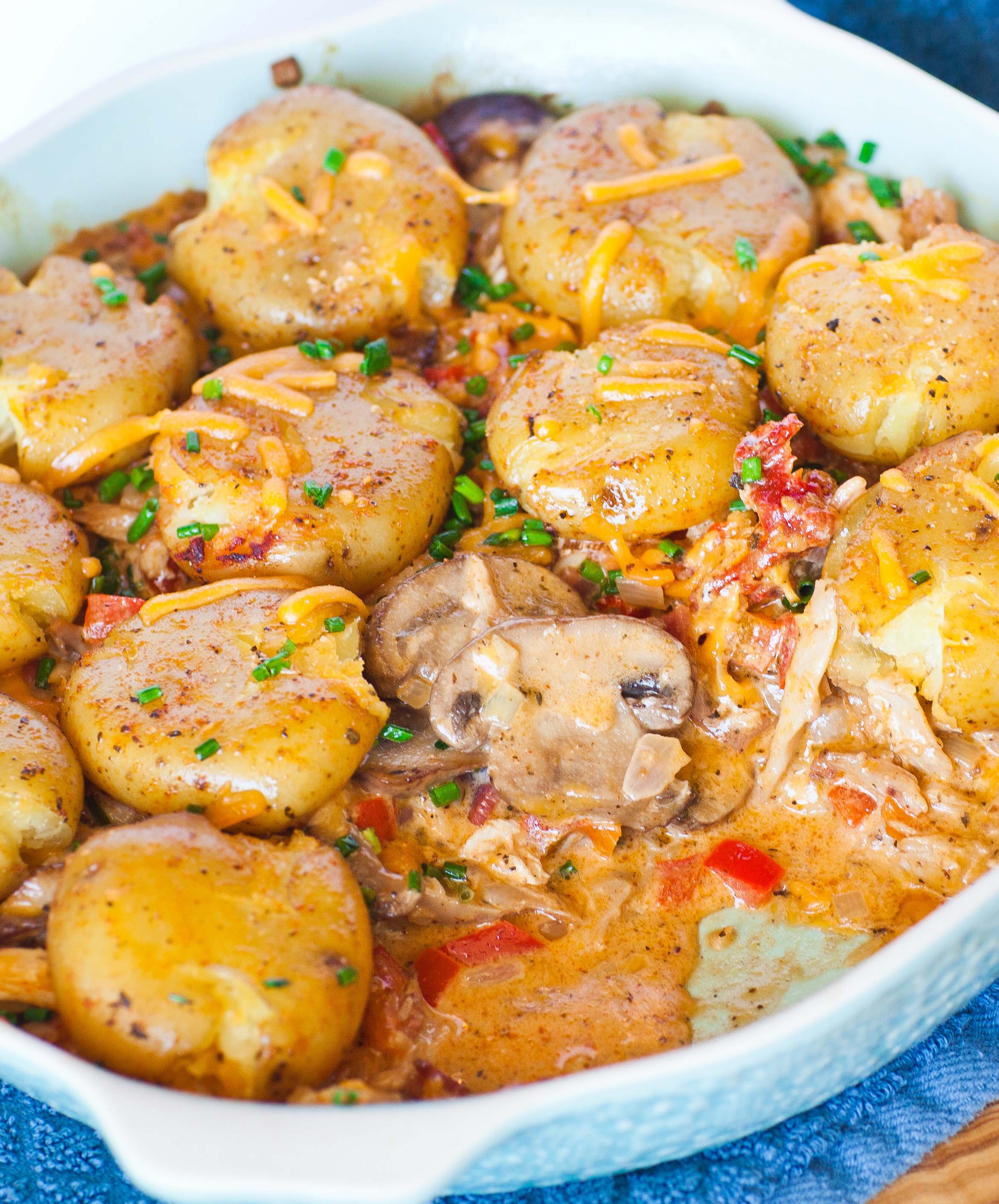 Creamy Chicken Casserole
 potato and mushroom casserole