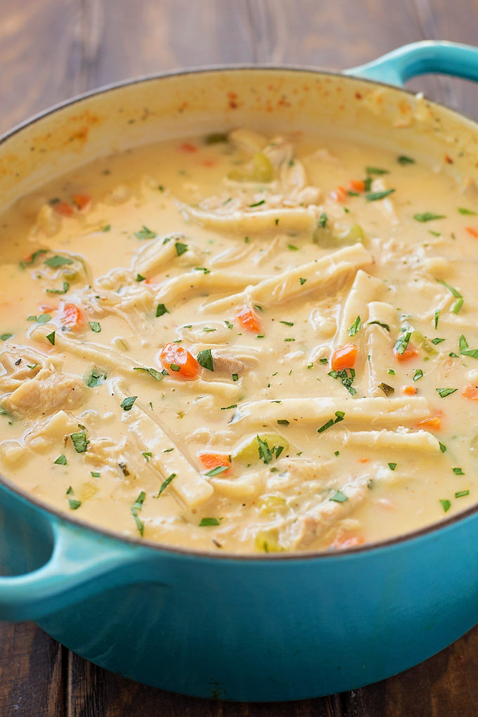 Creamy Chicken Noodle Soup
 Creamy Chicken Noodle Soup Life Made Simple