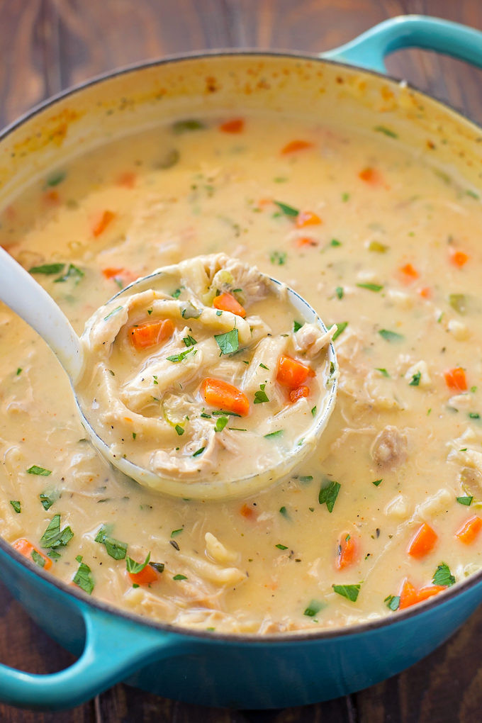 Creamy Chicken Noodle Soup
 Creamy Chicken Noodle Soup Life Made Simple