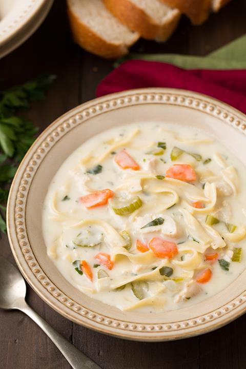 Creamy Chicken Noodle Soup Recipe
 Creamy Chicken Noodle Soup – Just Imagine – Daily Dose of