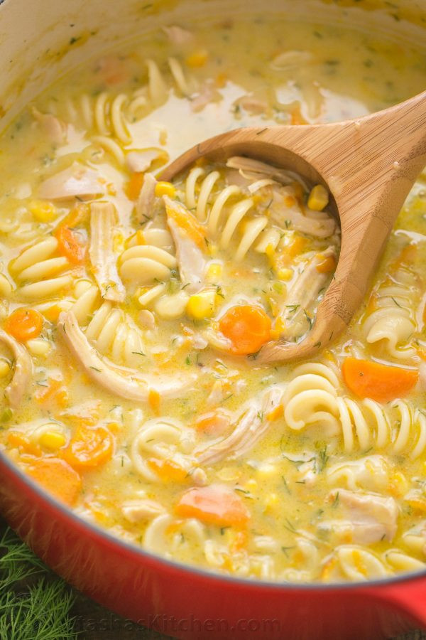 Creamy Chicken Noodle Soup
 Creamy Chicken Noodle Soup Recipe NatashasKitchen