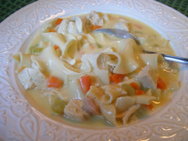 Creamy Chicken Noodle Soup
 Favorite Creamy Chicken Noodle Soup Recipe Food