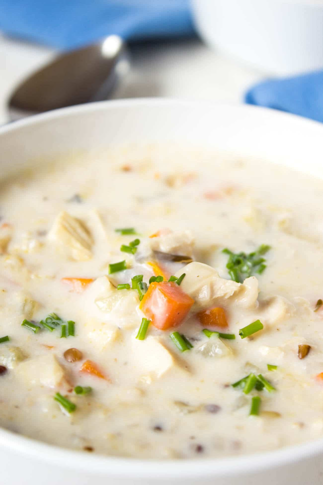 Creamy Chicken Wild Rice Soup
 Creamy Chicken and Wild Rice Soup Beyond The Chicken Coop