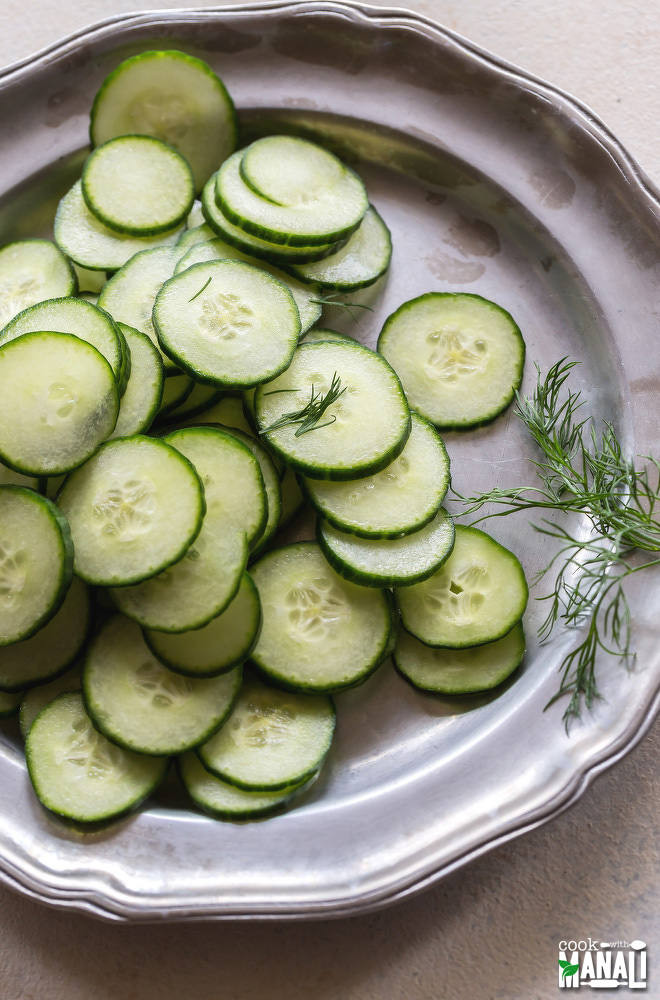 Creamy Cucumber And Onion Salad
 Creamy Cucumber Salad with ion & Corn Cook With Manali