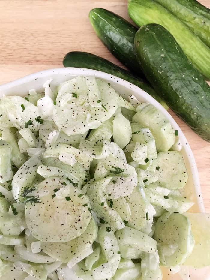 Creamy Cucumber And Onion Salad
 CREAMY CUCUMBER SALAD WITH ONIONS Mommy Moment
