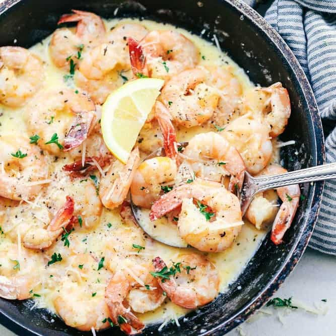 Creamy Garlic Shrimp Pasta
 Creamy Parmesan Garlic Shrimp Pasta