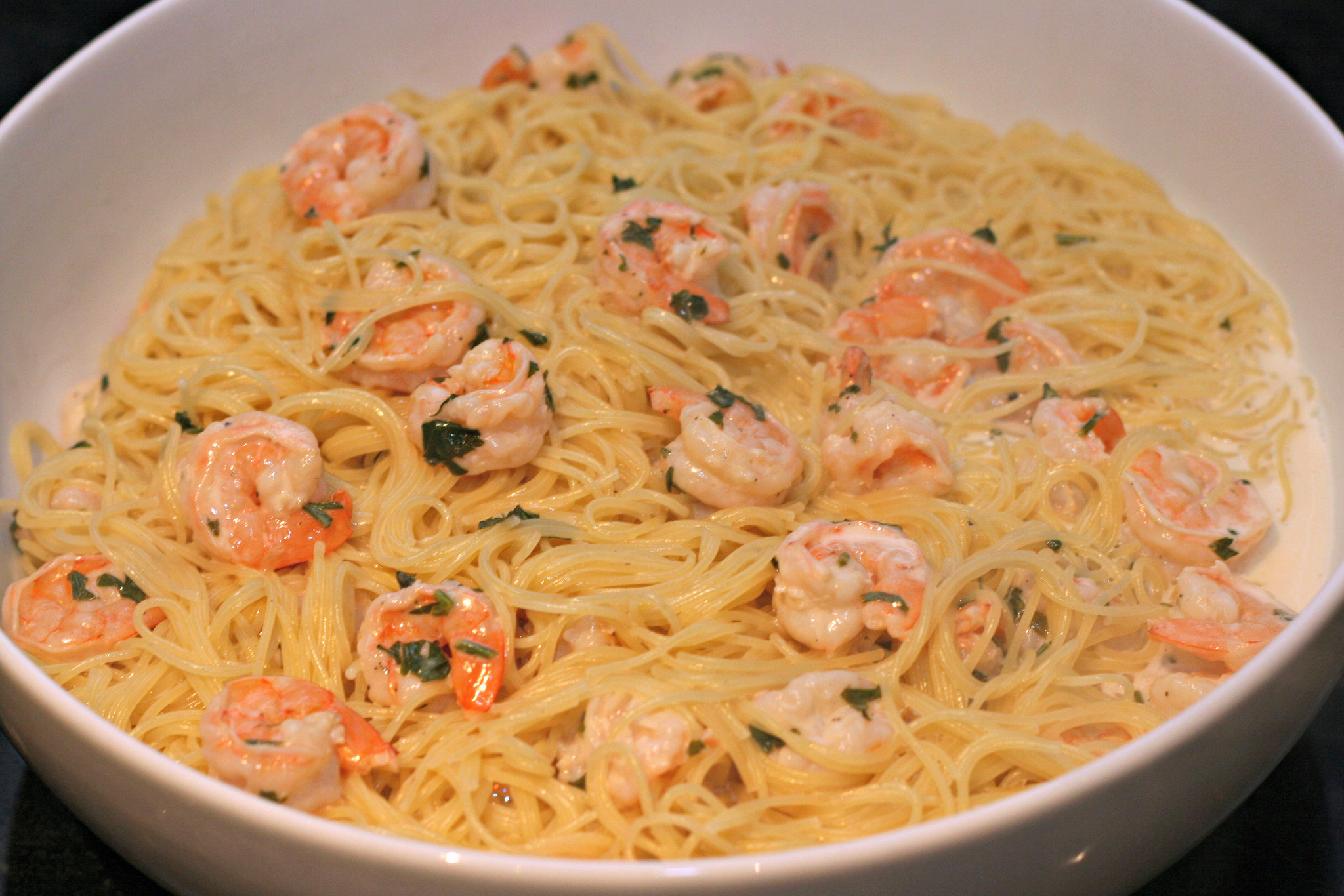 Creamy Garlic Shrimp Pasta
 Open Arms of Minnesota