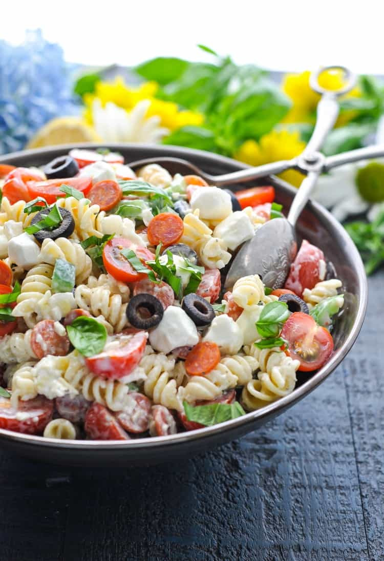 Creamy Pasta Salad Recipe
 Creamy Italian Pasta Salad The Seasoned Mom