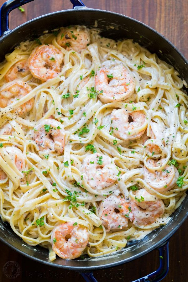 Creamy Shrimp Pasta
 Creamy Shrimp Pasta Recipe VIDEO NatashasKitchen